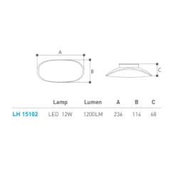 Led Duvar Aplik Lh-15102