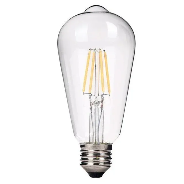 Ecolite Led Vintage Şeffaf Cam 7w St64 Ampul 900 Lümen 25.000 H 4000k