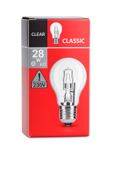 Clear 28W E27 Halojen Ampul