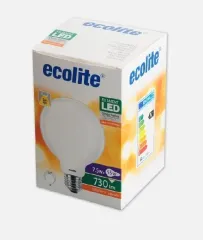 Ecolite Soft Fılament G95 Ampul 730 Lümen 25.000 H 2700k Sarı Işık