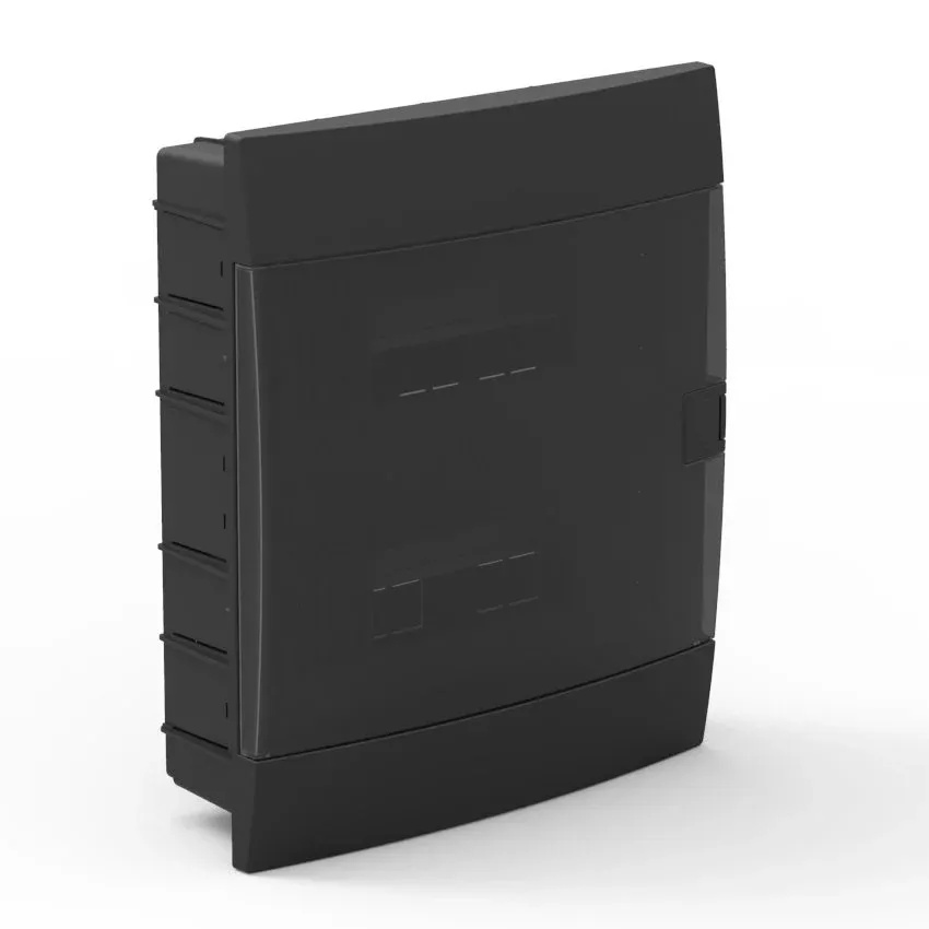 Horoz 24'Lü Sigorta Kutusu Sıva Altı Siyah