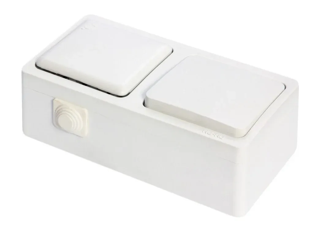 Nead Murat Sıva Üstü Vavien+Kapaklı Topraklı Priz