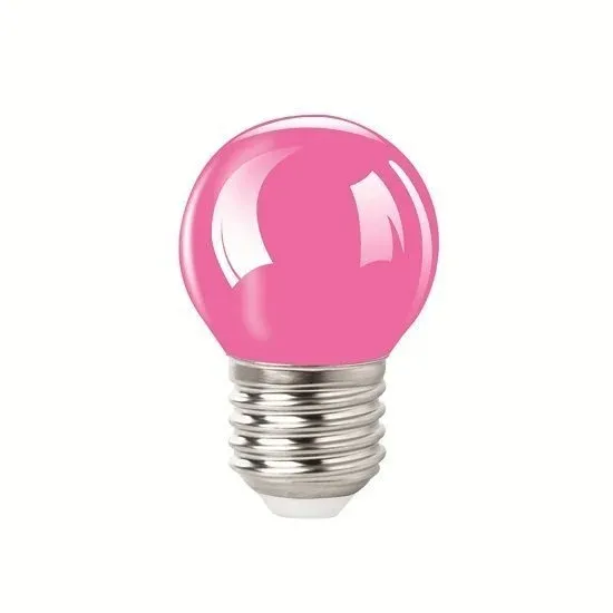 Ecolite Color Bulb 1w Led P45 Gece Ampulü Pembe 25.000 H