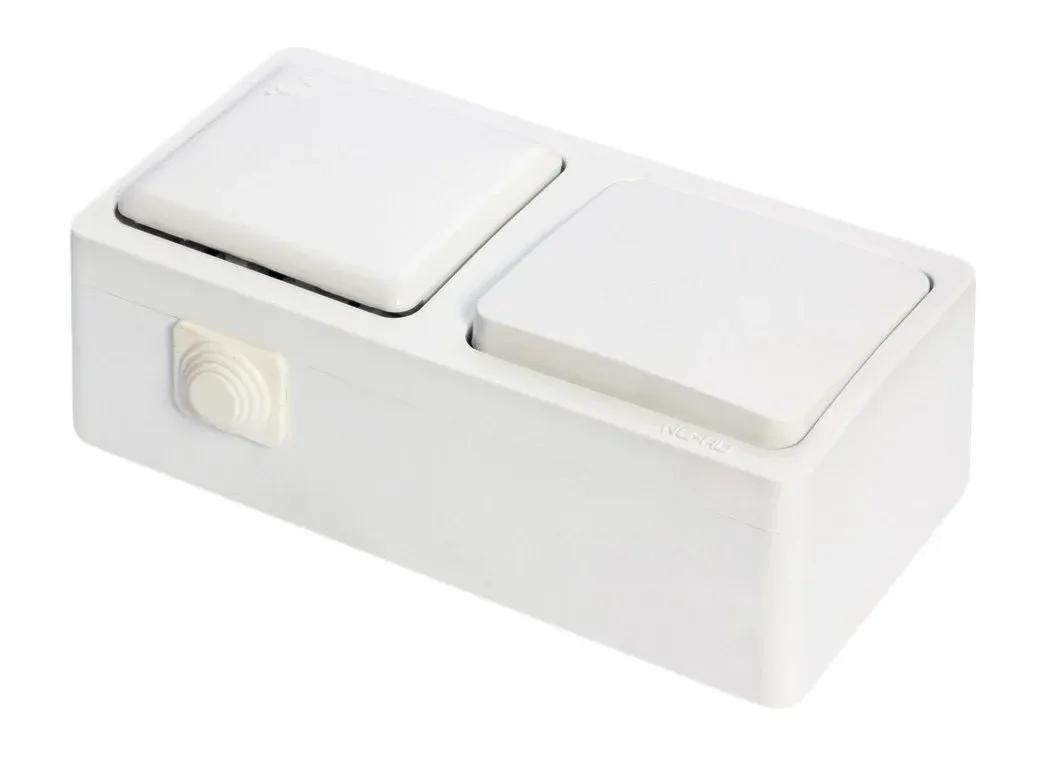 Nead Murat Sıva Üstü Anahtar+Kapaklı Top.Priz