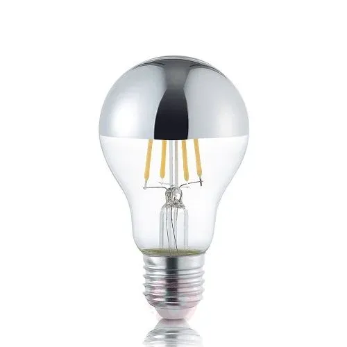 Ecolite Led Crown Silver A60 Ampul (Aynalı Endirekt Gümüş) 4w 400 Lümen 25.000 Saat 2700k