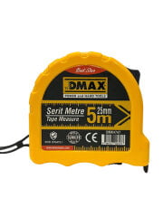 Dmax Profesyonel Şerit 5 Metre 25 mm