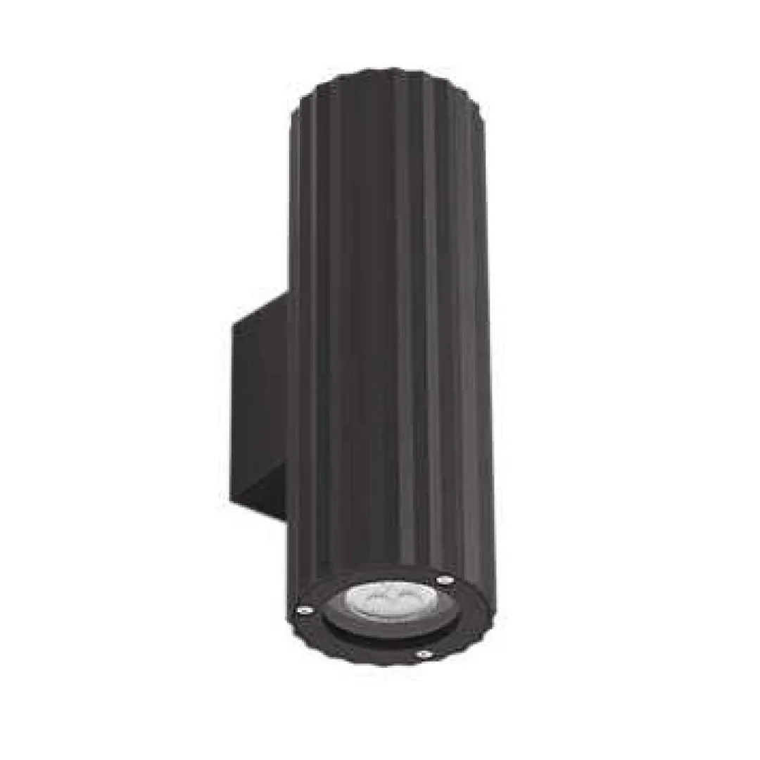 Jupiter Led Bahçe Aplik Isıya Dayanıklı Cam Siyah