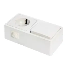 Nead Murat Sıva Üstü Anahtar+Topraklı Priz