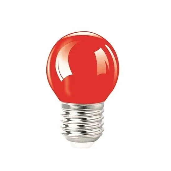Ecolite G45 Led Ampul 1w Kırmızı Işık 50 Lümen