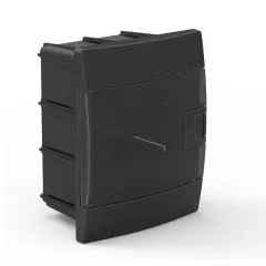 Horoz 4'Lü Sigorta Kutusu Sıva Altı Siyah