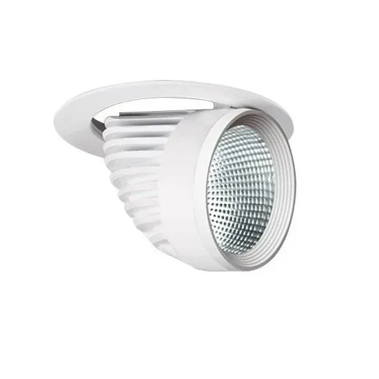 Lamptime Sıva Altı Cob Downlight 15w Yuvarlak Beyaz Gövde 3000k Sarı Işık