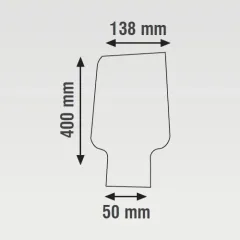 K2 50w 5000 Lümen Ip65 Lens'li Led'li Sokak Armatürü 6500k Beyaz Işık