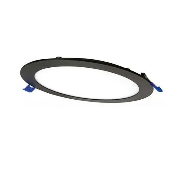 K2 12w 1020 Lümen Siyah Gövde Yuvarlak Slim Led Panel
