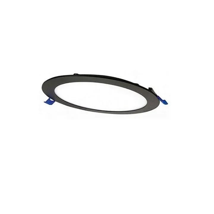 K2 3w 255 Lümen Siyah Gövde Yuvarlak Slim Led Panel