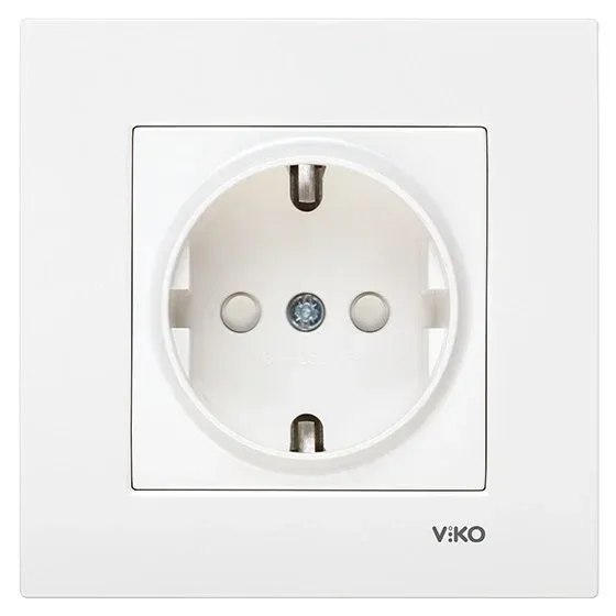 Viko Karre / Meridian Çocuk Korumalı Topraklı Priz (Çerçeve Hariç)
