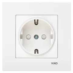 Viko Karre / Meridian Çocuk Korumalı Topraklı Priz (Çerçeve Hariç)