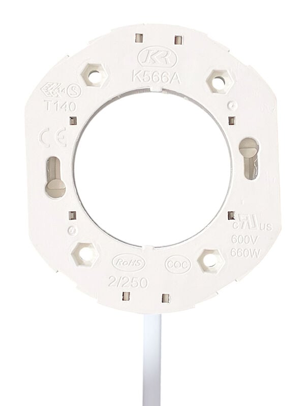 Ecolite GX53 Led Ampul Duyu 220V Beyaz Tak Çevir Lamba Ayağı