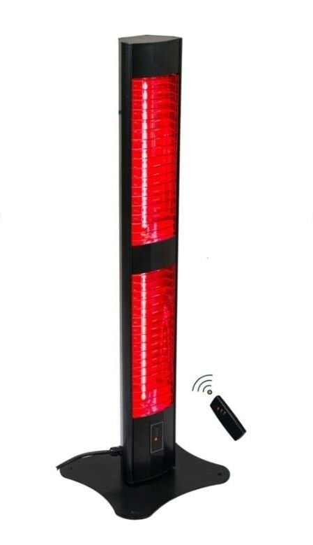Ardonat Halogen Tower Twin Pro 1500w+1500w 5 Kademeli Uzaktan Kumandalı Dikey Halojen Isıtıcı