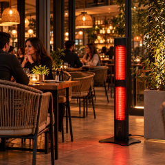 Ardonat Halogen Tower Twin Pro Isıtıcı 2000W+2000W Uzaktan Kumandalı Dikey Halojen Isıtıcı