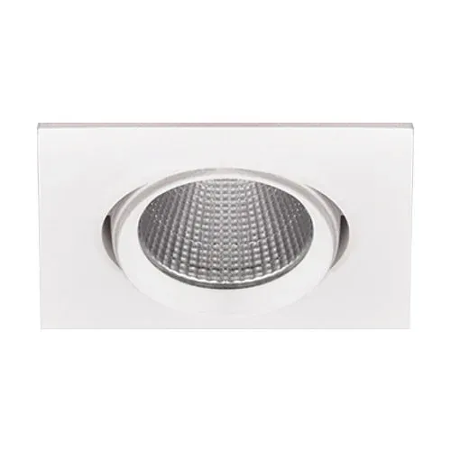 Lamptime Downlight S.a. Kare Beyaz Gövde 3000k