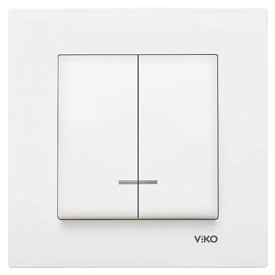 Viko Karre / Meridian Işıklı Komütatör (Çerçeve Hariç)