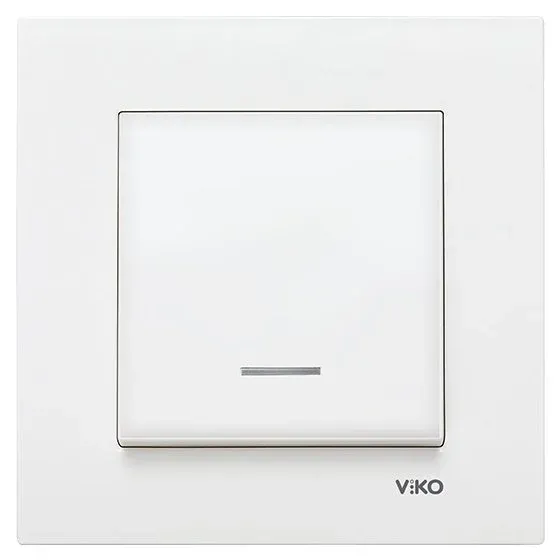 Viko Karre / Meridian Işıklı Anahtar (Çerçeve Hariç)