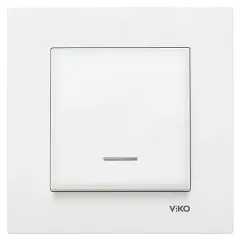 Viko Karre Meridian Işıklı Anahtar (Çerçeve Hariç)