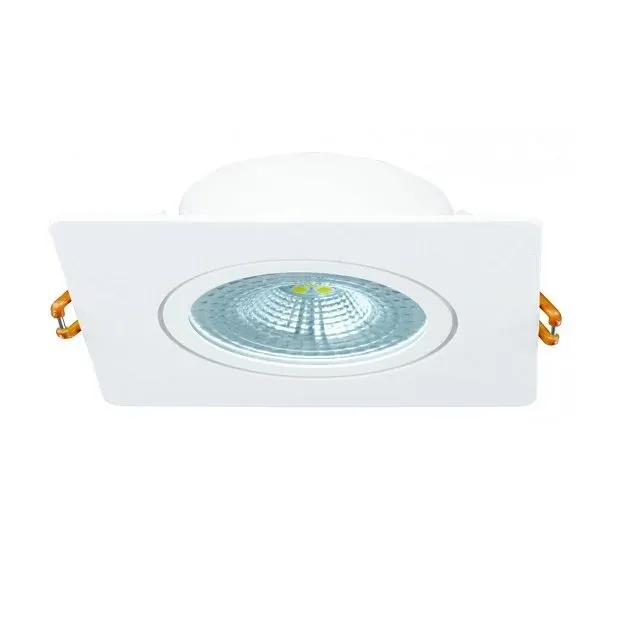 K2 5w 450 Lümen Beyaz Gövde Smd Downlight Slim Led Kare Sıva Altı Armatür