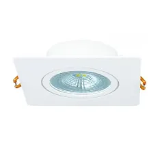 K2 5w 450 Lümen Beyaz Gövde Smd Downlight Slim Led Kare Sıva Altı Armatür