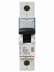 Legrand 403205 XS3 1x20A B Tipi 4,5kA Otomatik Sigorta