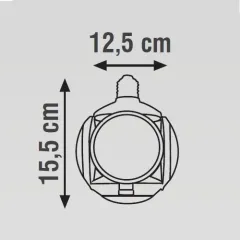 K2 30w E27 Ledli Küre Ampul