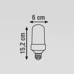 K2 5w E27 Ledli Alev Ampul