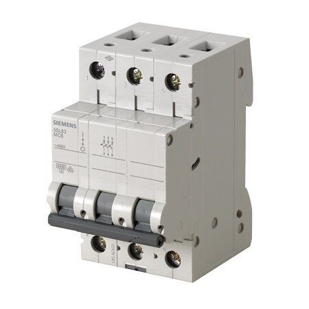 Siemens 5Sl Classic 6 Ka C Tipi Üç Fazlı Anahtarlı Otomatik Sigorta