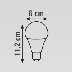 K2 5w E27 Led Renkli Ampul