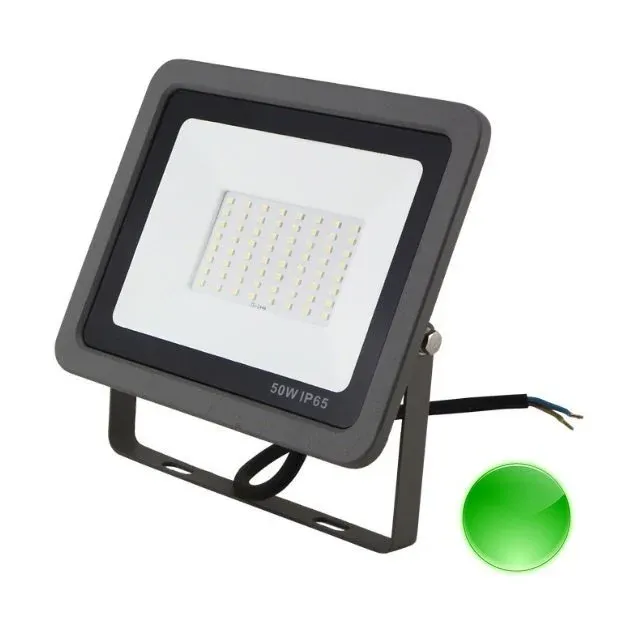 Ecolite Led Projektör 50w Yeşil Işık Ip65 Suya Dayanıklı
