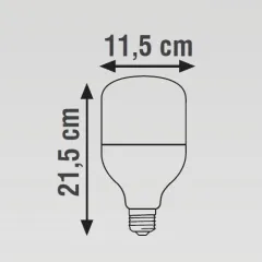 K2 40w E27 Led T Ampul Dob