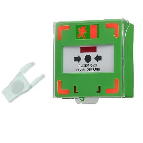 Acil Çıkış Butonu Resetlenebilir Tip & Dahili Buzzer & Kapaklı