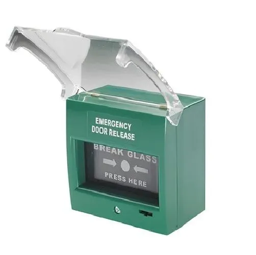Acil Çıkış Butonu Cam Kır Bas Tip & Kapaklı