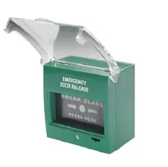 Acil Çıkış Butonu Cam Kır Bas Tip & Kapaklı