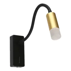 Jupiter Lw504 Led Yatak Başı Aplik Siyah-Altın