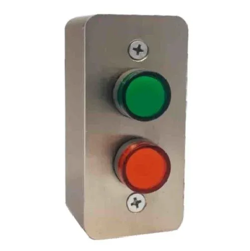 Paslanmaz Çift Işıklı Led Sinyal