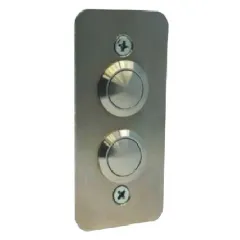 Paslanmaz Çift Buton Sıva Altı