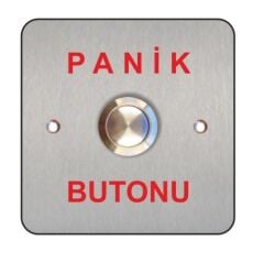 Paslanmaz Panik Çıkış Butonu Çift Kontak