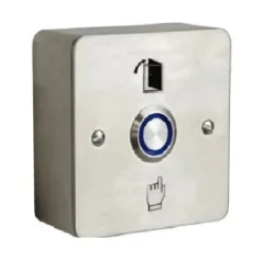 Paslanmaz Çıkış Butonu Tek Kontak (Sıva Üstü)