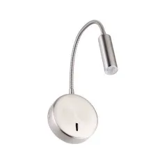 Jupiter Lw503 Saten Nikel Led Yatak Başı Aplik