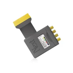 Next Gold Plus Quadro LNB | Merkezi Sistem LNB (0.1 dB, 4 Bağımsız Bant Çıkışı, 4K Uyumlu)