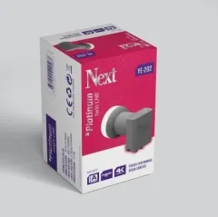 Next YE-202 Platinum Twin LNB | Çiftli Çıkış (0.1 dB Düşük Gürültü, 4K UHD Uyumlu)