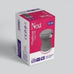 Next YE-101 Platinum Single LNB | Tekli Çıkış (0.1 dB Düşük Gürültü, 4K UHD Uyumlu)