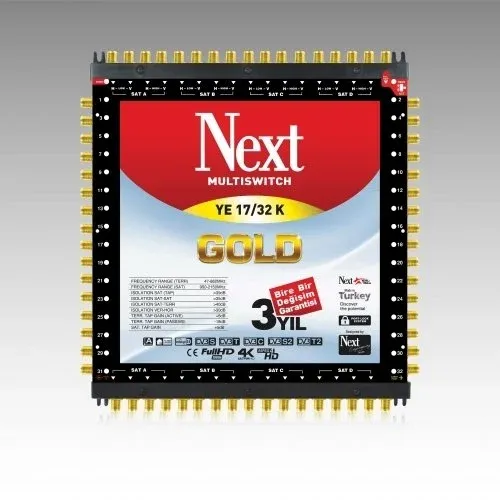 Next YE-17/32 Santral Multiswitch 17 Giriş 32 Çıkış Uydu Dağıtıcı