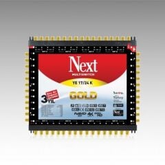 Next YE-17/24 Santral Multiswitch | 17 Giriş 24 Çıkış Uydu Dağıtıcı